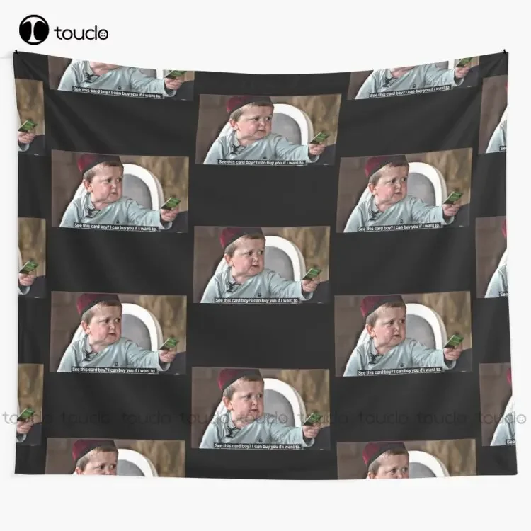 New Hasbulla Magomedov Rich Words  (Mini Khabib)  Tapestry Tapestry Wall Hangings For Sale Background Wall Printed Tapestry