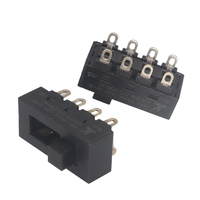 【10-2PCS】Toggle Slide DIP Switch LQ-103H Hair Dryer 12A 250V 3 Position 8 Pin Switches for JJ-15 Philips Flyco FH6218/20/21/31