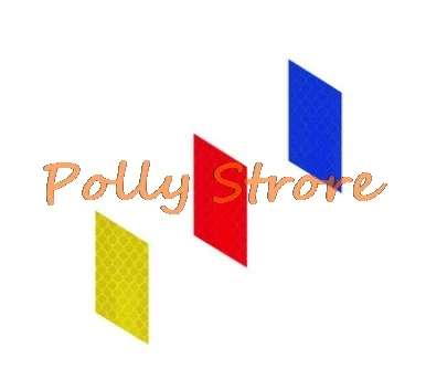 2PCS Three-Color Reflective Sticker Car Body Decoration Sticker