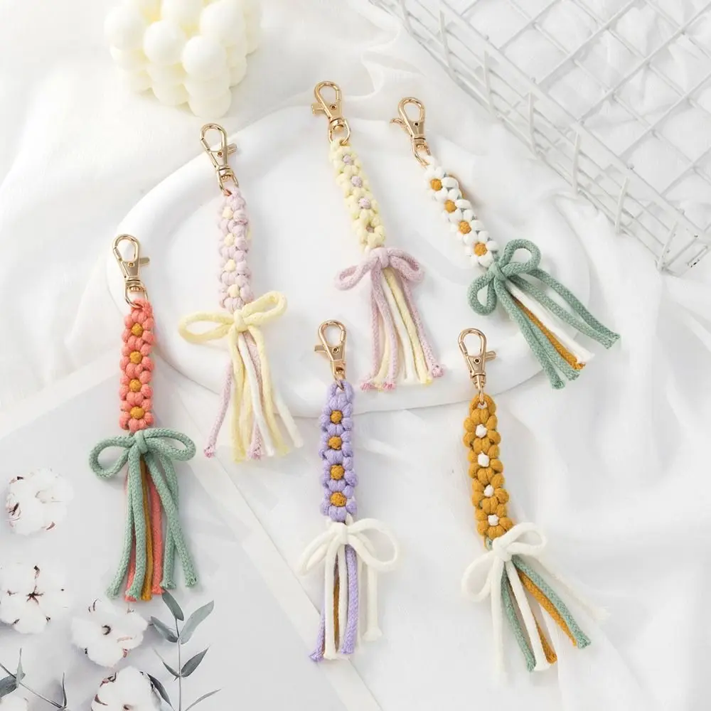 Cute Cotton Rope Handmade Multi-purpose Large Zipper Puller Bag Charm Pendant Gift