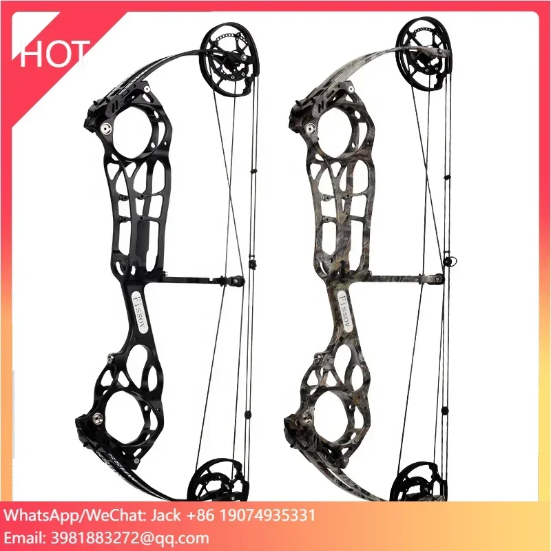 Steel Ball Dual-purpose Compound Bow and Arrow Set Left Right Hand Outdoor Hunting Shooting Target Practice Archery Equipment