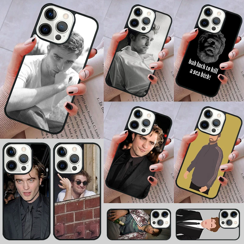 Robert Pattinson Standing Meme Phone Case cover For iPhone 14 13 15 16 Pro Max Coque 12 11 Pro Max For Apple 8 PLUS 7 6S XS