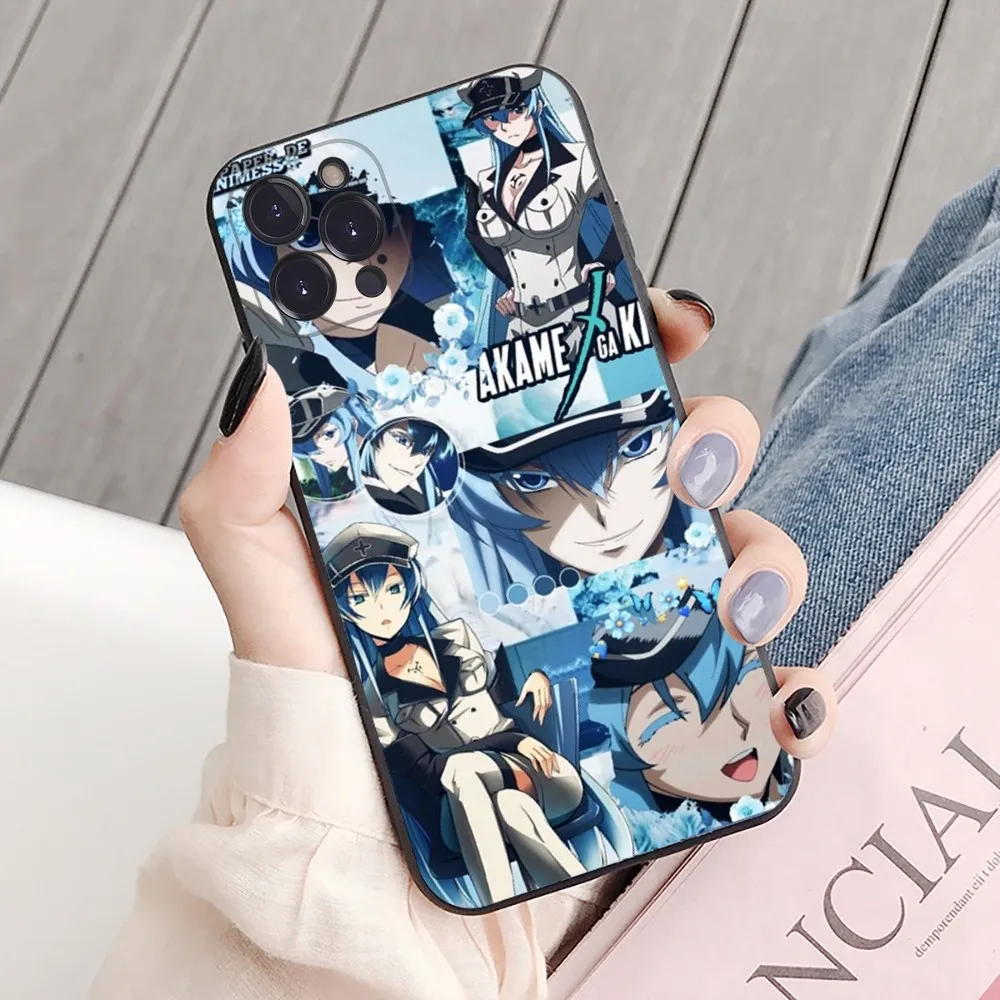 Akame Ga Kill Esdeath Phone Case For iPhone 15 14 11 12 13 Mini Pro XS Max Cover 6 7 8 Plus X XR SE 2020 Funda Shell