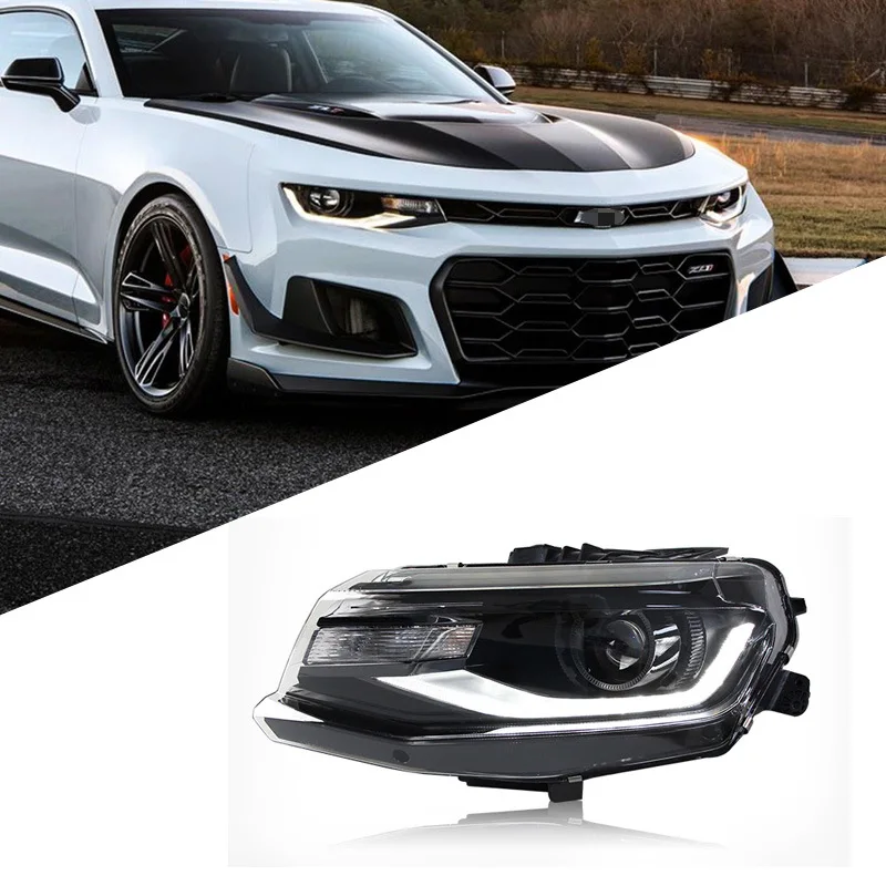 

Suitable for 16-20 new Camaro headlight assembly Bumblebee modified LED daytime running light running water turn signal
