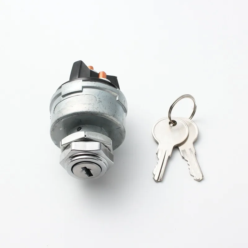 Universal Car Boat 12V 4 Position Ignition ON /OFF /Start Ignition Switch Lock with 2 Keys for Petrol Engine Farm Machines