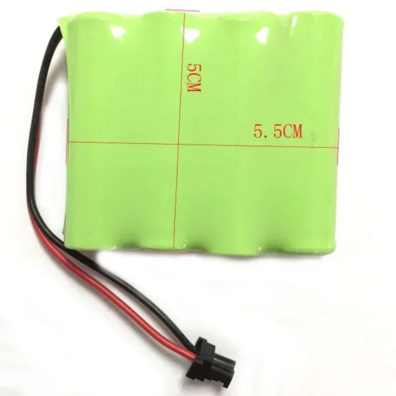 Brand New 4.8V 1800mAh Ni-MH 4x AA Size RC Rechargeable Battery Pack for Helicopter Robot Car Toys with Small Plug