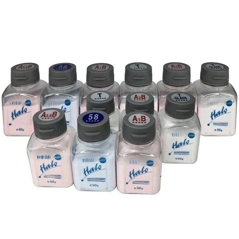 

50g /PCS Dental Metal Porcelain Powder Dentin Restoration A-D Transparent Porcelain Laboratory Consumables Oral Care Powder Form