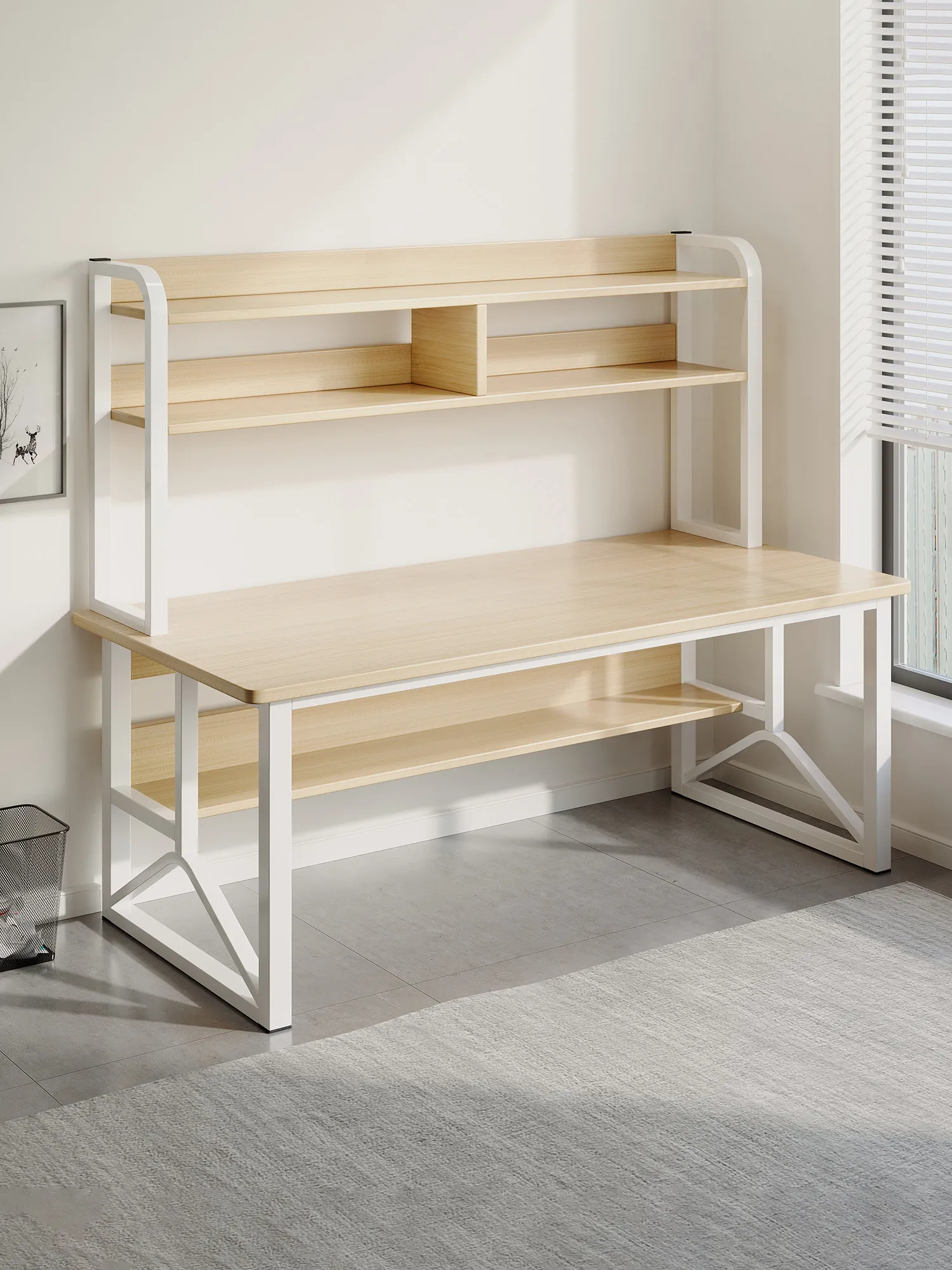 

One-piece Student Learning Writing Desk, Bedroom Home Desktop Computer Desk, Adult Simple Junior High School Student