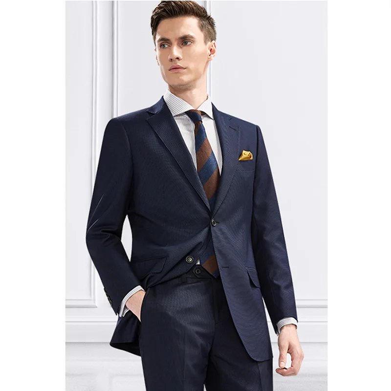 Conjunto de traje de negocios ajustado, V1361-Men