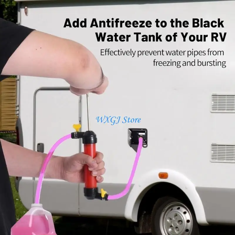 37JE easy carry Antifreeze Transfer set Efficient Hand Pumps for Trailers Carav