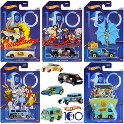 Hot Wheels Disney 100th Anniversary Looney Tunes Car Toys for Boys Cars Disney Diecasts Vehicles Hotwheels Model Car 1/64