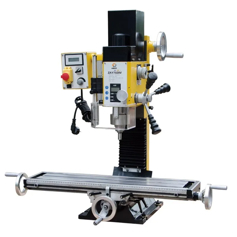 

Небольшой сверлильный фрезерный станок ZAY7020V Настольный фрезерный станок Мини-сверлильный и фрезерный станок с различной скоростью