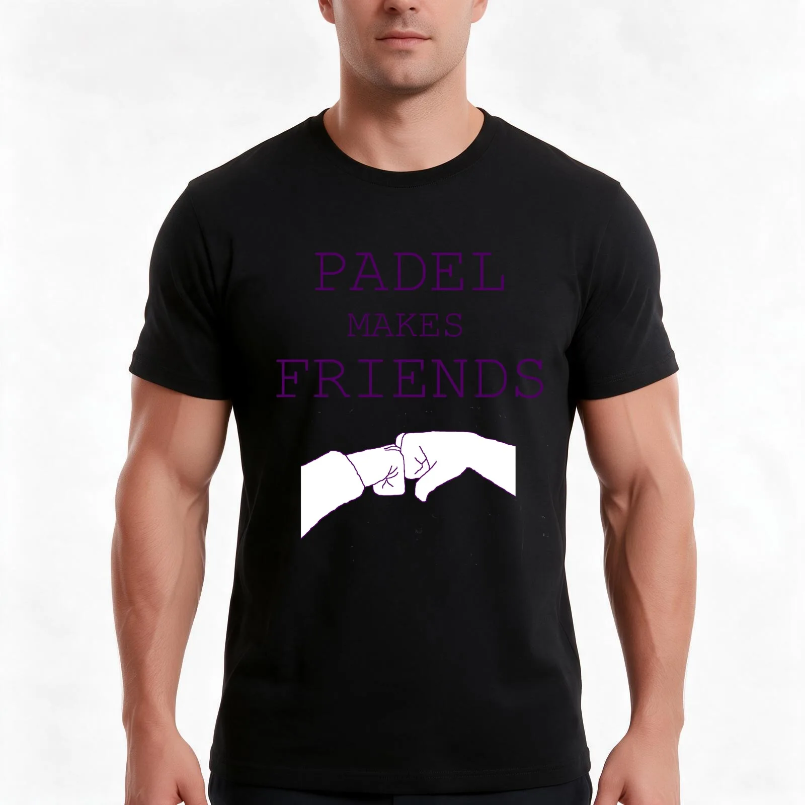 Clothes and gadgets of padel. T-Shirt, Summer Casual Cotton Tee, Oversized Streetwear Tops, Vintage Graphic Print, 100% Cotton