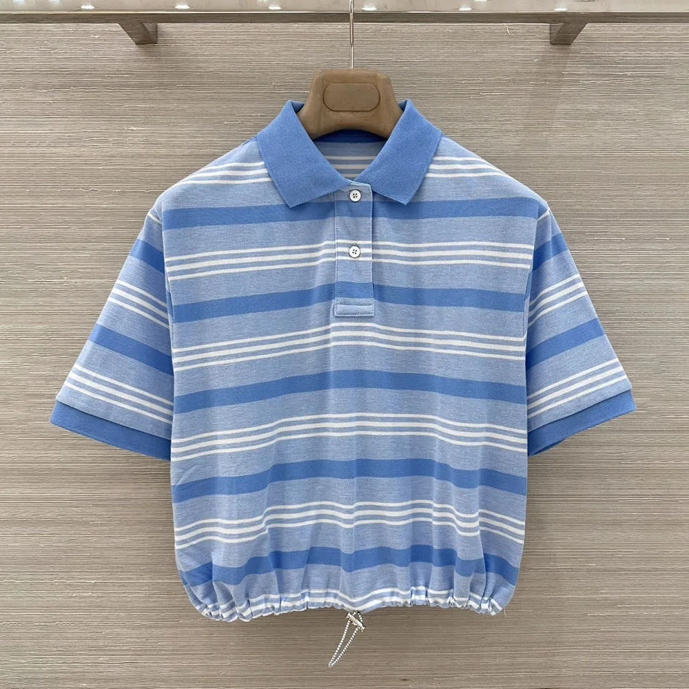 

Высококачественный новый летний женский комплект 2026 года: длинное платье с короткими рукавами и полосатым декором, повседневный и модный. xy2640729