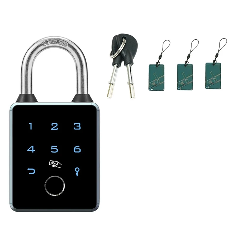 

T81C TTLOCK Smart Padlock APP Control Waterproof Password IC Card RFID Bluetooth Anti-Theft Luggage Bag Electronic Door Lock