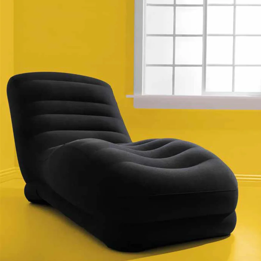 Portable modern leisure living room sofa furniture air sleep recliner lazy sofa inflatable recliner sofa