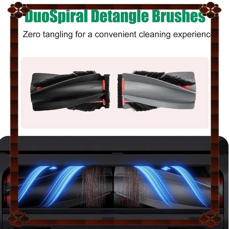 مجموعة قطع غيار المكنسة الكهربائية لملحقات التسليم لمدة 24 ساعة لفرشاة Eufy E25/E28 Omni- الدوارة، فلتر Hepa، خرقة الأسطوانة، Si