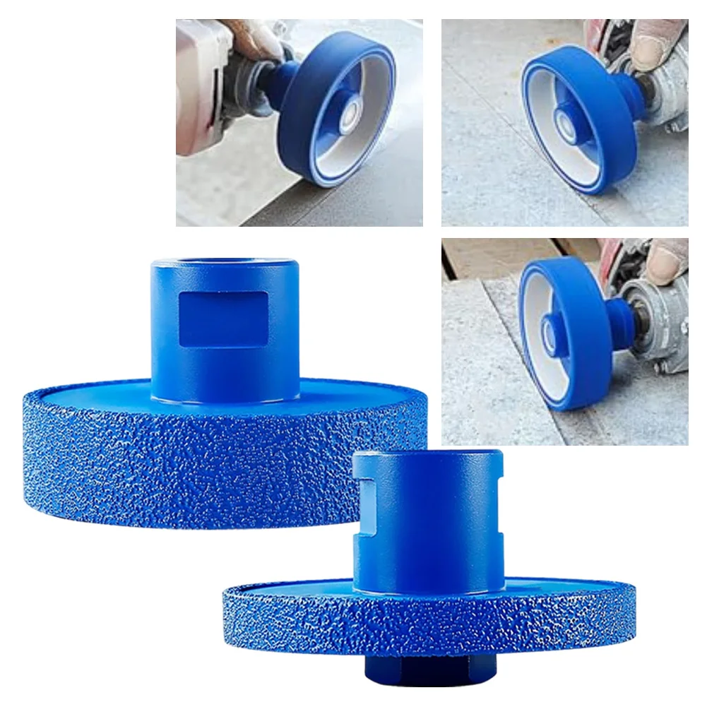 Brazed Diamond Flat Grinding Wheel Disc For Angle Grinder Stone Tile Marble Cutting Slotting Trimming Polishing