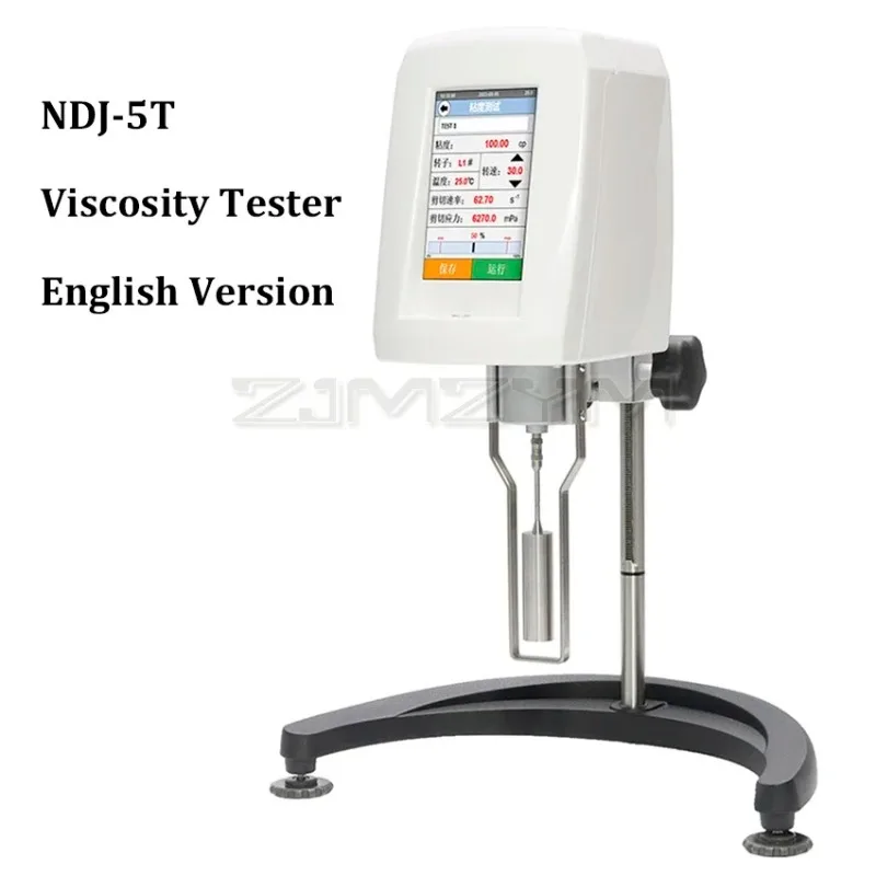 NDJ-5T/NDJ-8T Rotational Viscometer Digital LCD Adjustable Speed Rotary Viscosity Tester Testing Equipment for Oil Paint Plastic