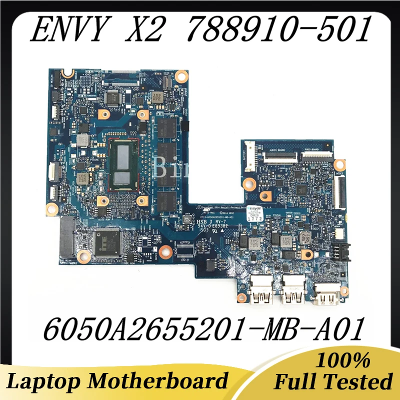 788910-501 788910-001 783115-501 783115-001 für HP 15-C 15T-C0 Laptop Motherboard 6050A2655201-MB-A01 W/ M-5Y70 CPU 8GB 100% Test