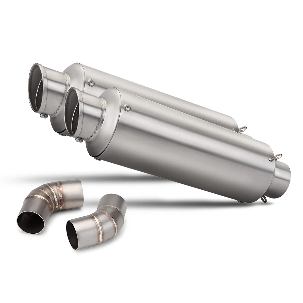 Factory Hot Selling Motorcycle Exhaust Escape Modify Double Middle Link Pipe For DUCATI Hypermotard 796 Mons