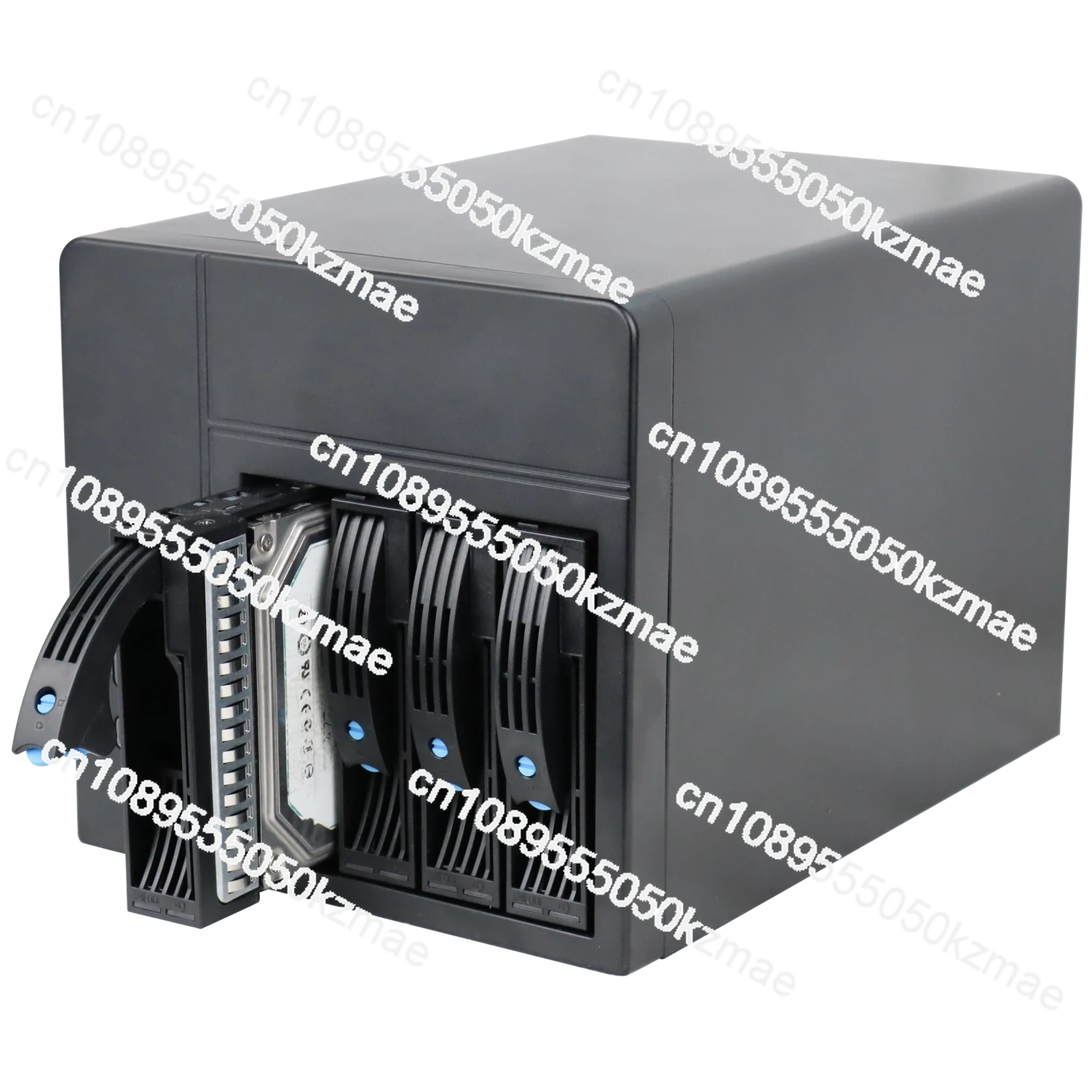 

4-Bay NAS Mini-ITX Chassis | 1U Small Form Factor with Hot-Swap HDD Trays | DIY IPFS/Home Server