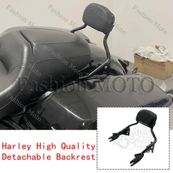 Motorcycle Accessories Detachable Passenger Backrest Sissy Bar For Harley Touring CVO FLHR Road Street Electra Glide 2014-2023