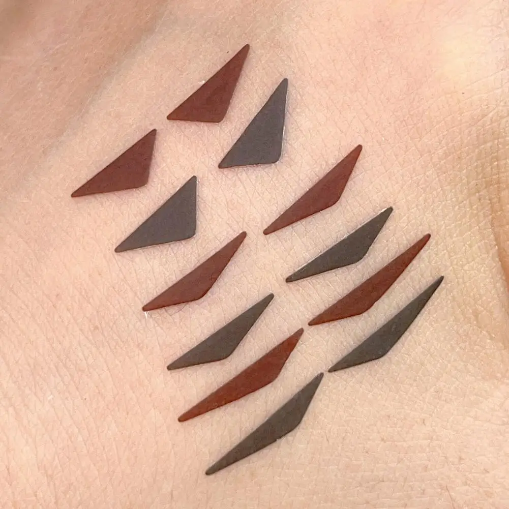 الراقية ماكياج الإستنسل كحل الحاجب عينيه ملصق غير المنسوجة ملصقات التجميل مجموعة قالب تشكيل أدوات #6