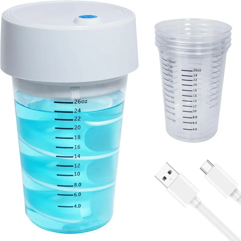 

Автоматический смеситель для смол, без ручного управления, вместимость 24 жидких унции, управление одной кнопкой, без участия рук.