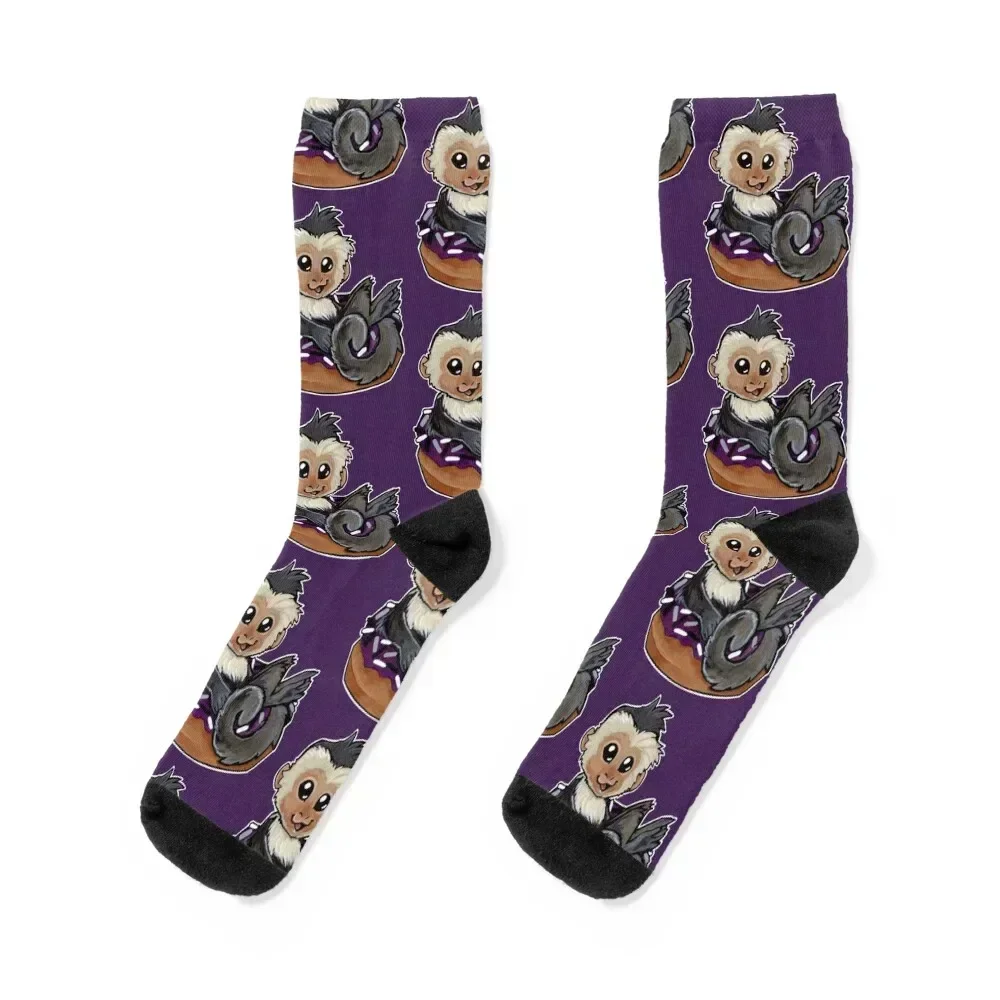 Capuchin donut Socks new year Children's man Soccer Men Socks Women's