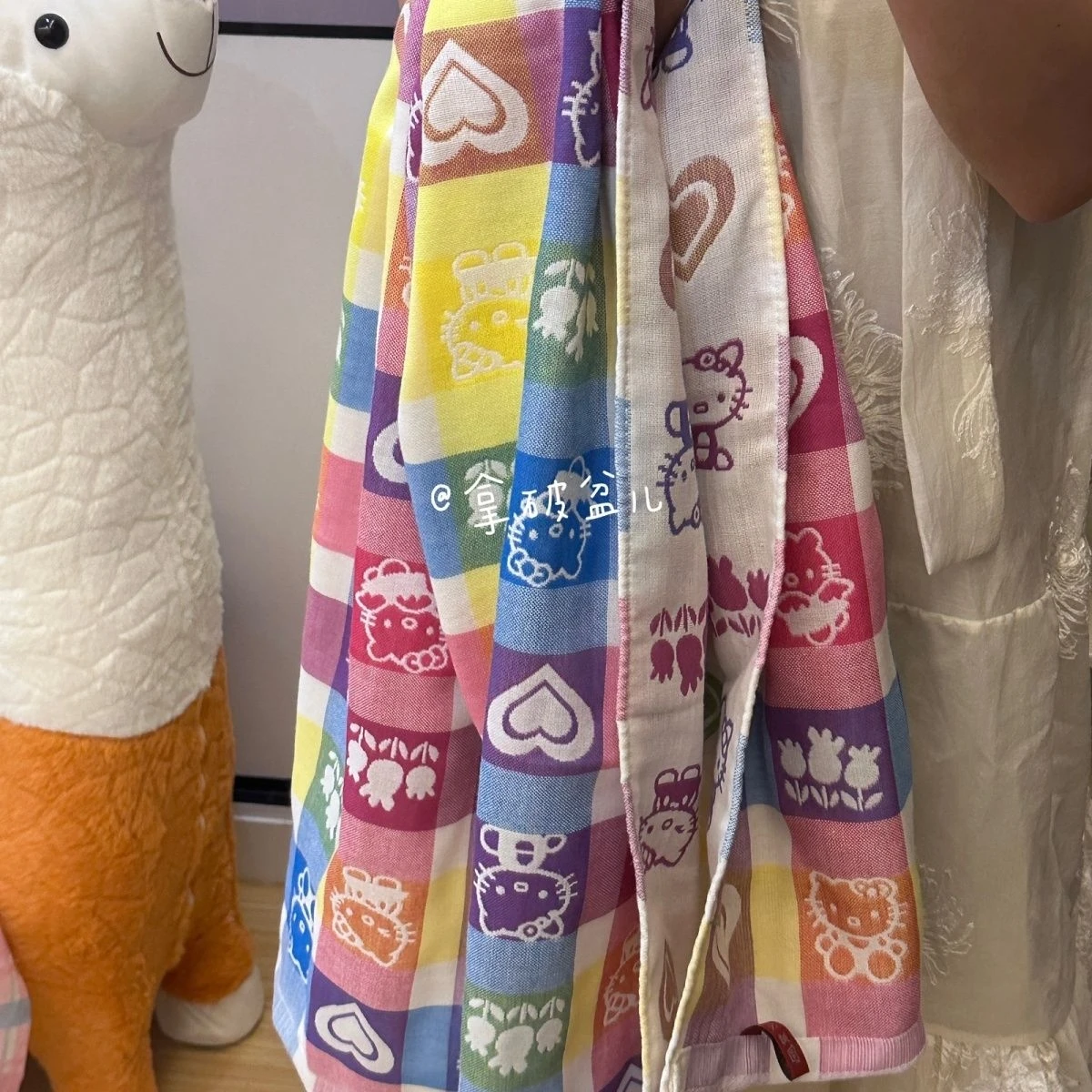 مجموعة مناشف حمام هالو كيتي مكونة من 3 قطع من الشاش القطني فائقة الامتصاص وسريعة الجفاف وغير قابلة للتساقط للطلاب في حمام الشاطئ