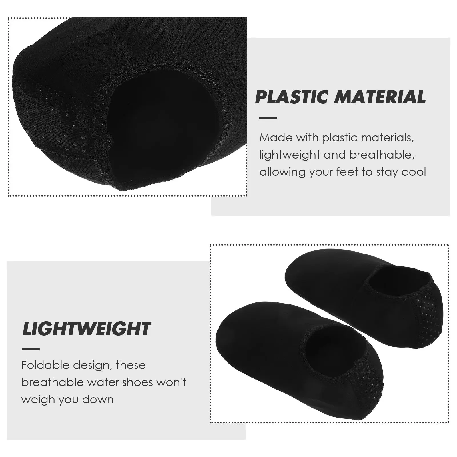 

1 пара пляжных носков-тапочек для плавания, легкие, дышащие, нескользящие, быстросохнущие, для мужчин и женщин