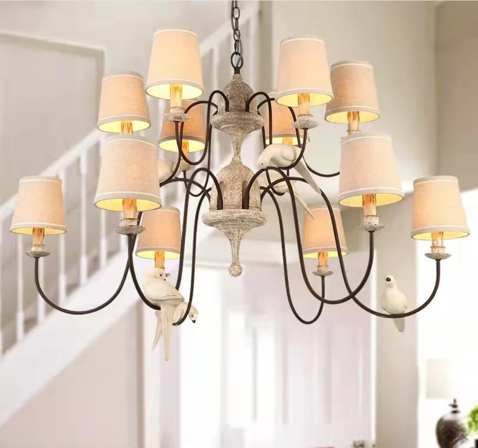 Nordic Birds Pendant Lights Bird D79cm H36cm De Lamps for Dining Room Restaurant Cafe Hanging Suspension Light Home Decoration