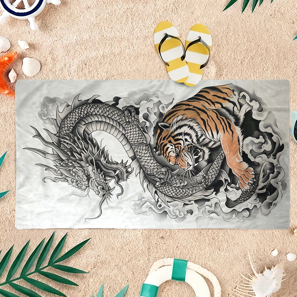 Dövüş Ejderhası ve Kaplanı Tem - Pilates Yoga Towel incelemesi ve fiyatı