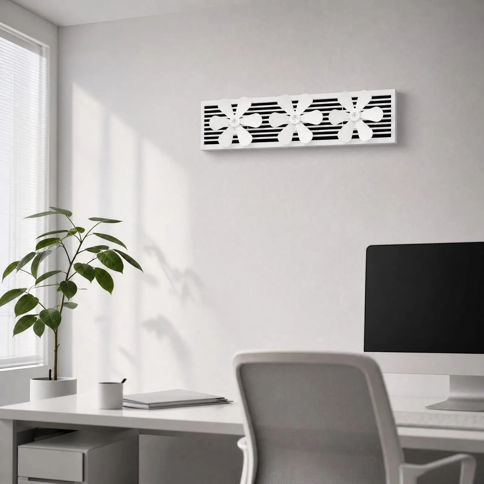 Air Vent Deflector for AC Outlet 20x20cm ABS Airflow Redirector Universal Fit for Bedroom Living Room Studio