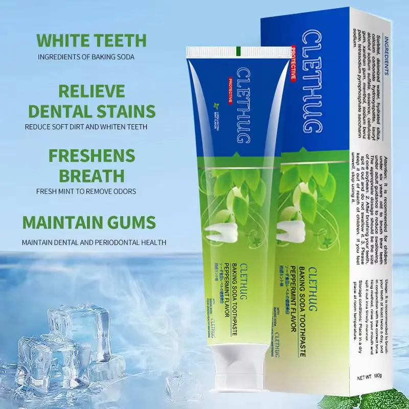 

Зубная паста с содой для выпечки Свежий мятный вкус 180г