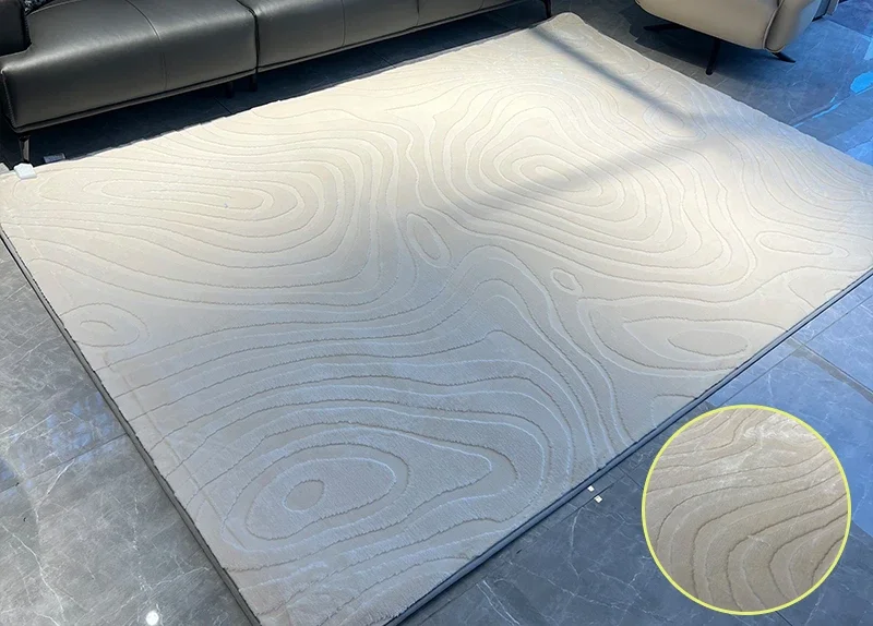 Three-dimensional relief graphene electric carpet living room household floor heating mat