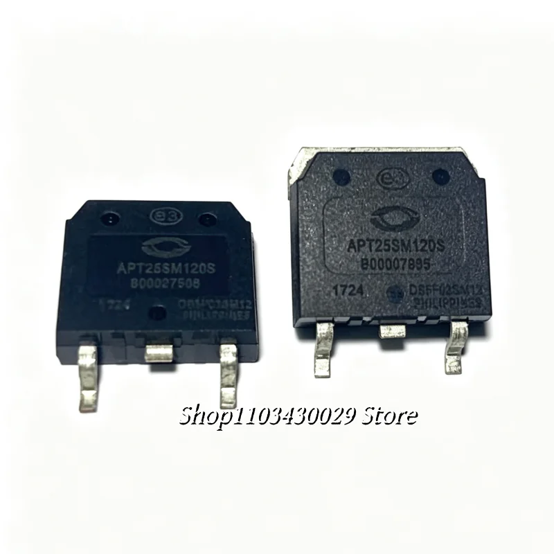 5Pcs New Original APT25SM120S APT25SM120 TO-268 25A 1200V Silicon Carbide N-Channel Power MOSFET