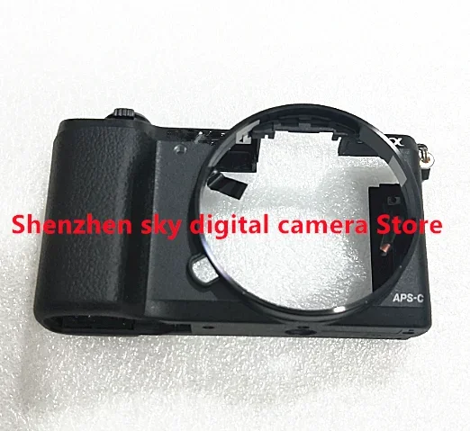 Schwarze Frontabdeckung mit Handgriff-Reparaturteilen für die Sony ILCE-5100 A5100 Kamera