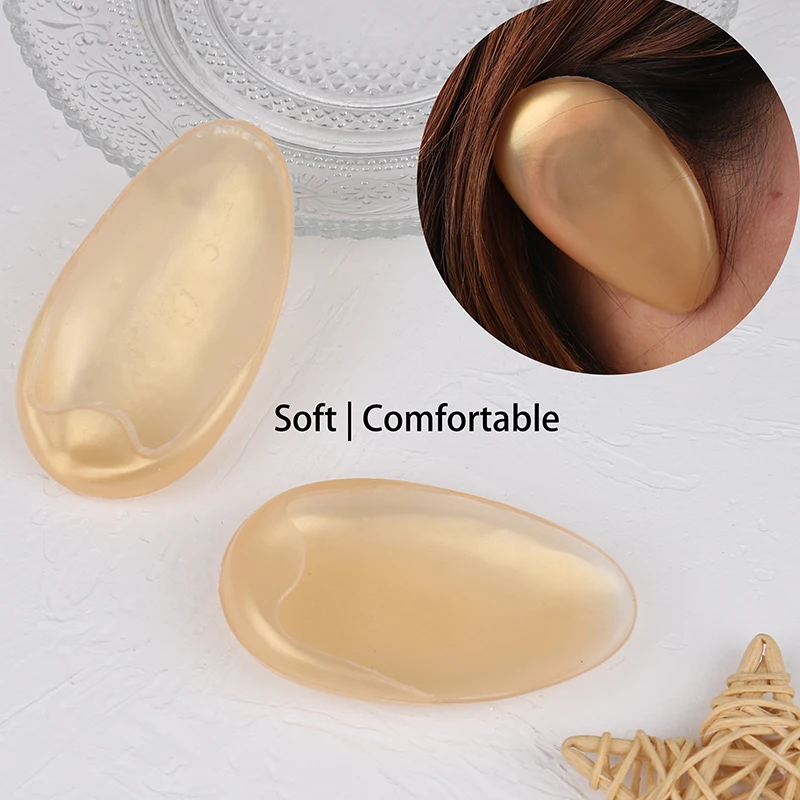 Couvre-oreilles de bain de embaupour cheveux réutilisables, bouclier de protection, cache-oreilles de style de salon, 2 pièces