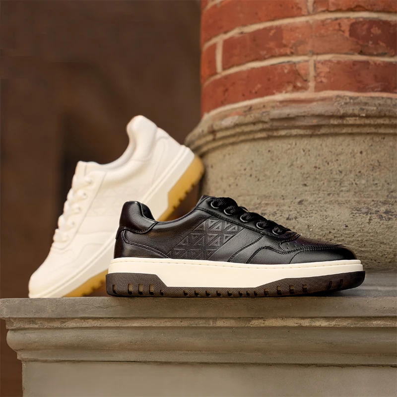 

DESAI Sneakers Boots Men Casual Shoes Genuine Leather Soft Breathable Mens Male Outdoor Comfortable Fashion Brand Footwear