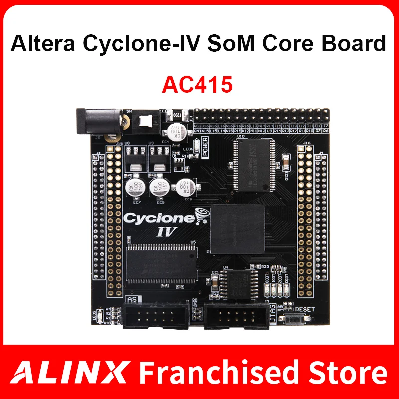 

ALINX SoM AC415: ALTERA CYCLONE IV EP4CE15 FPGA System на плате