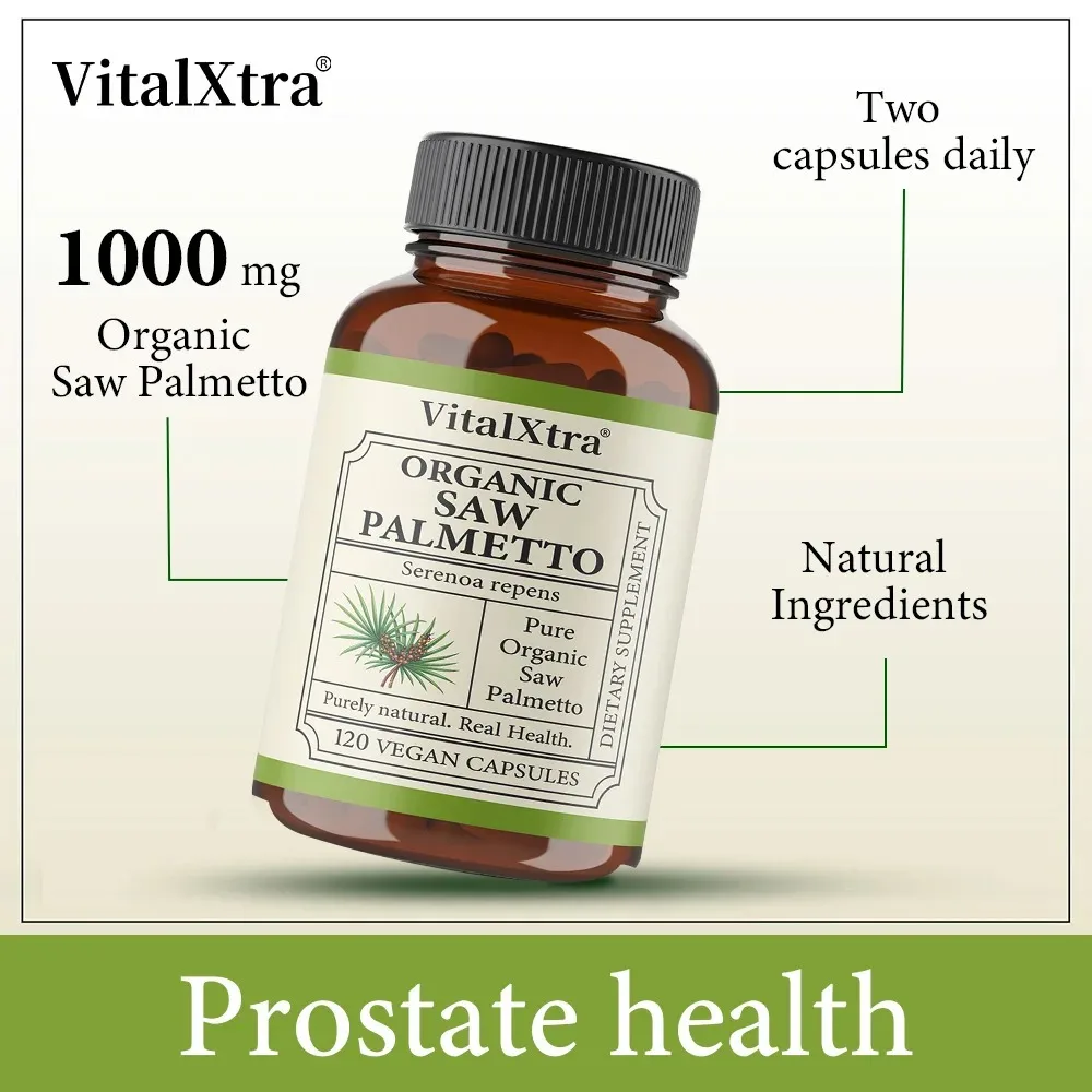 Saw Palmetto - Urinary Health, DHT Blocker and Prostate Support Supplement, Prevents Hair Loss