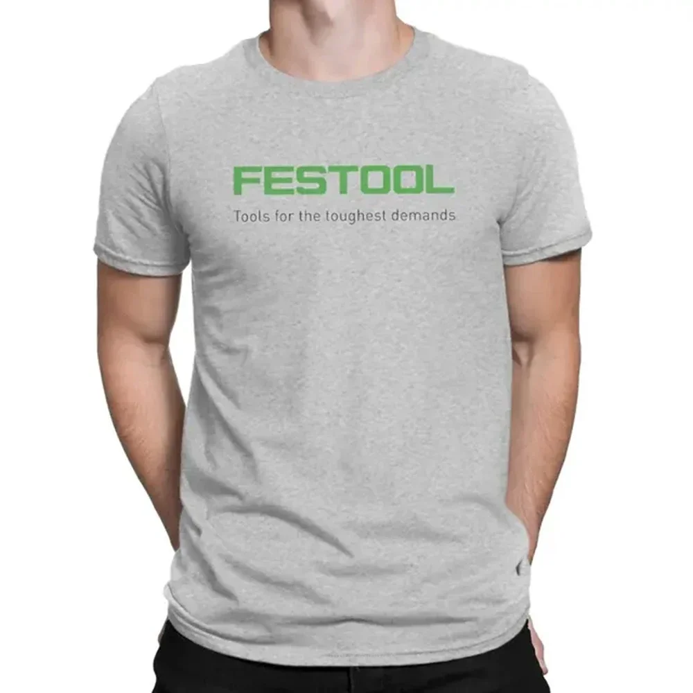 new printed T-shirt New Arrival fashion Festool Newest TShirt for Men Festool Round Collar Basic Shirt Distinctive Birthday Gift