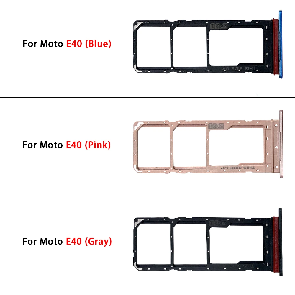 SIM Card Slot SD Card Tray Holder Adapter For Moto E20 E40 G20 G31 G50 5G G51 G100 Phone SD Holder Card Tray With Tools