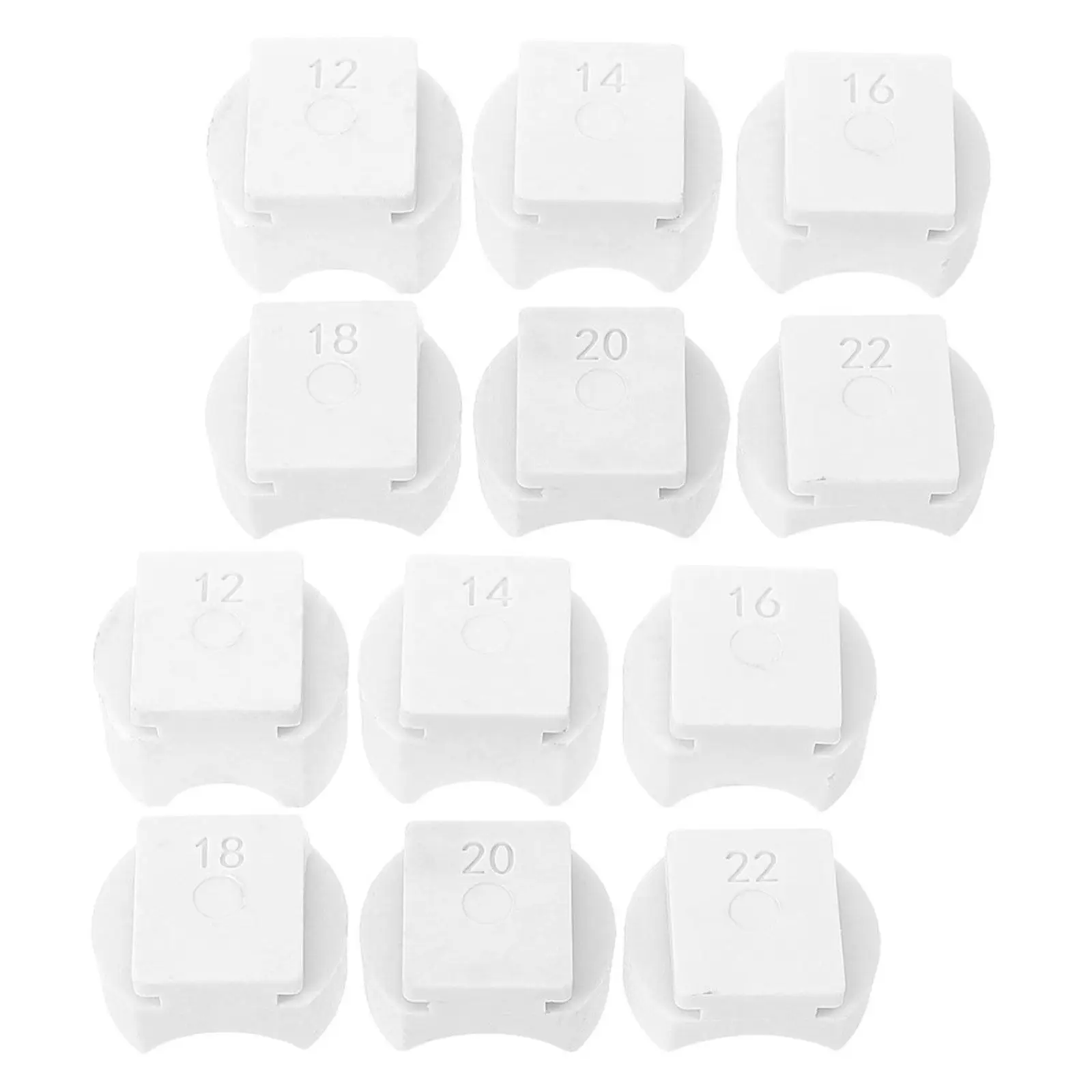 

18Pcs Ring Bending Machine Accessories Jewelry Pressing Machine Dies for DIY Jewelry Maker Tools Small Ring Bender Parts