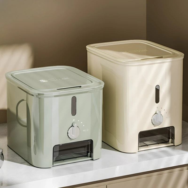 

Simple Food Storage Containers Home Large Capacity Rice Container Moisture Proof Grain Bin Organizer Kitchen Pantry Storage Box