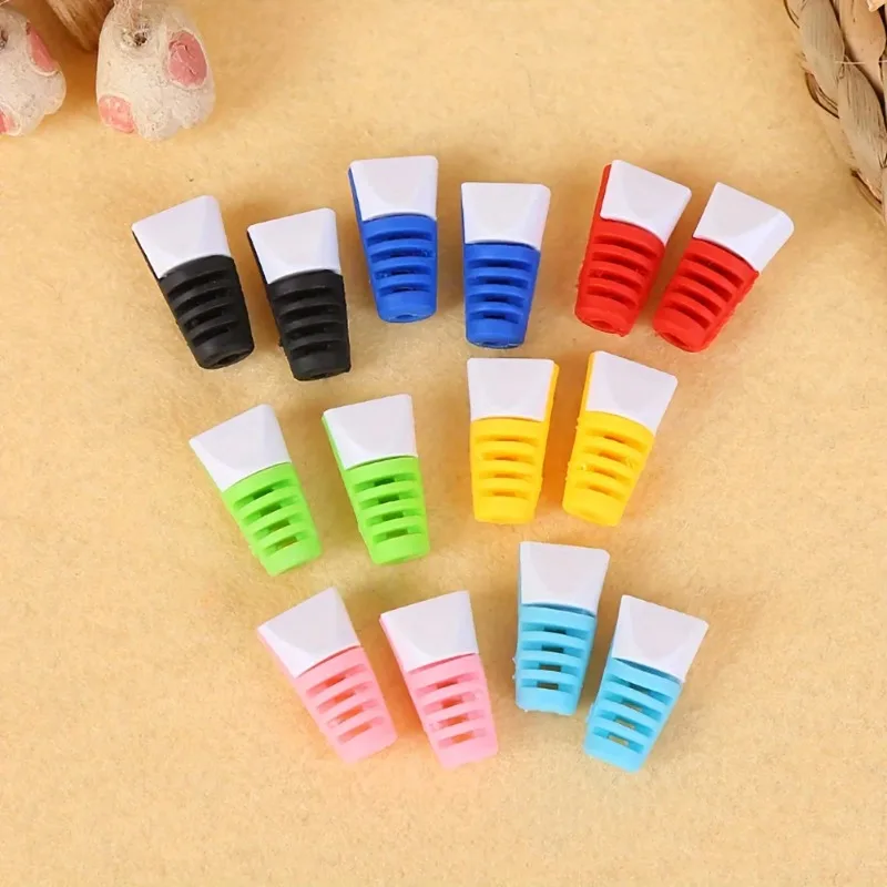 Universal Mobile Phone Data Cable Protective Sleeve Creative Usb Plug Protective Rubber Sleeve Anti-fracture Desk Assessories
