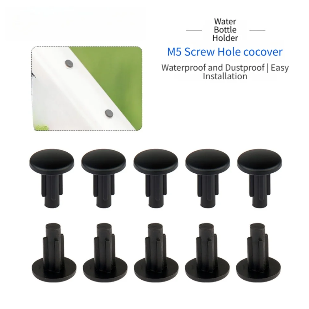 1 Set M5 Water Bottle Cage Screw Hole Cover Protection For Mountain Road Bicycle Rack Hole Protection Cover