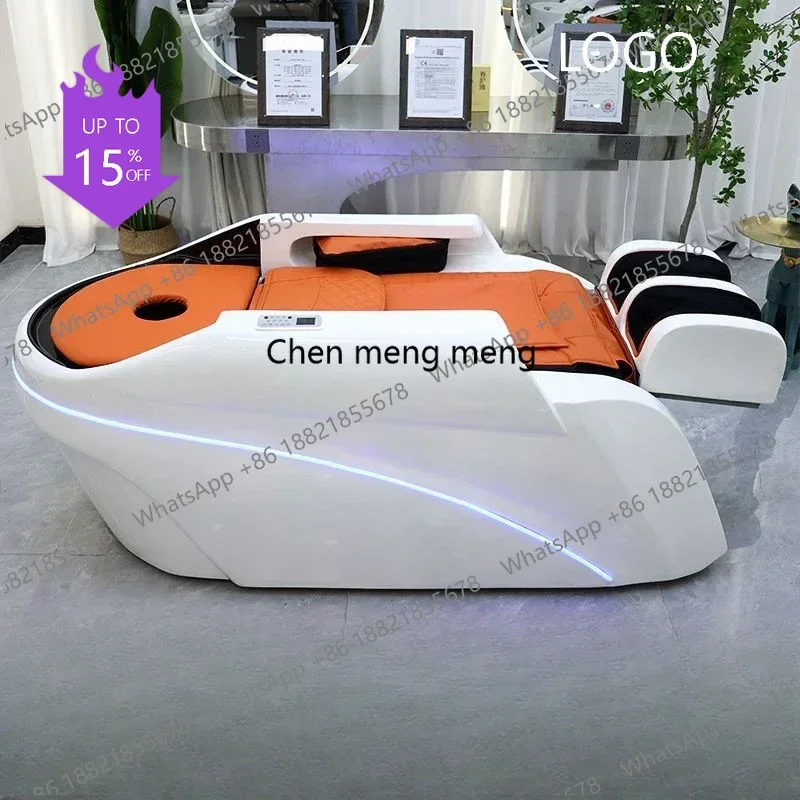 

Массажное кресло-мойка D80 Smart Electric для парикмахерских и салонов красоты с функцией фумигации и циркуляции воды, мебель для салонов красоты, кабинеты для ухода за волосами